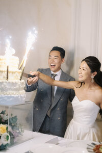 Sparklers | Chateau de Santeny Editorial Wedding Storyteller | Juno by Julia C. Vona