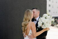 Editorial wedding portrait, The Abbott KC — Elizabeth West Photography
