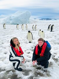 Seeing the Emporor Penguins of Snow Hill Island in Antarctica