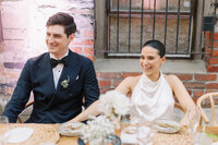 Reception Bride and Groom| Observational Wedding Photographer in Montreal | Juno by Julia C. Vona
