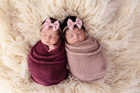 Newborn Twins sleeping
