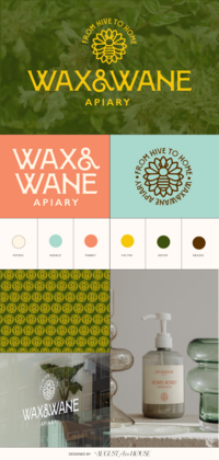 brand identity design for apiary by August Ave House