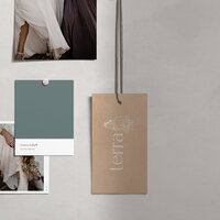 Terra Bridal Brand Mockup and color swatch