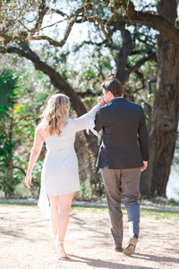 Laguna Gloria + Austin Engagement Photographer 17
