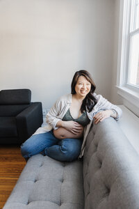 Toronto Maternity Photography at home