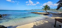 white and beach in st. martin