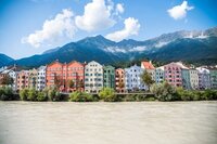 Colorful houses in Innsbruck