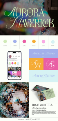 brand identity design for business coach by August Ave House
