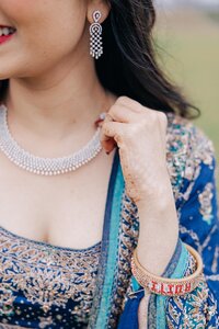 Luke and Ashley Virginia Indian Wedding Photographers