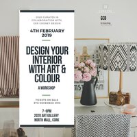 Design your interior with art & colour