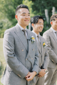 Groomsmen | Chateau de Santeny Artist-Led Editorial Wedding Photography France | Juno by Julia C. Vona