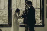 emotional embrace during intimate wedding ceremony, small wedding ideas, intimate wedding photographer, nyc wedding photographer, documentary wedding photographer