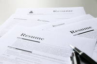 Printed resume