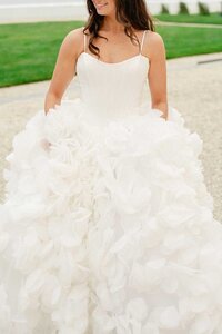 beautiful Pnina Tornai wedding dress with full skirt