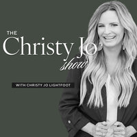Podcast Cover art  for The Christy Jo Show podcast for Female Entrepreneurs.