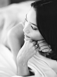 Boudoir portrait session in Santa Barbara by Photographers Pinnel Photography