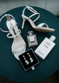 Photo on 100 Hundred Hotel London balcony of stylish accessories flat lay