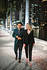 Brickell Miami South Florida Engagement Session Photographer