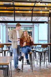 Lazarus Brewing + Austin Engagement Photographer 62