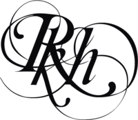 RKH Images logo with the initials in black font