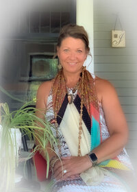 Cindi on Porch