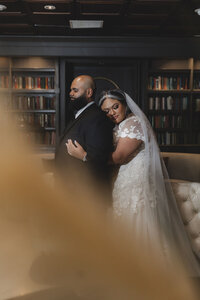 Bride and groom portraits at Merrimack Chateau Resort, Tyngsborough | Tyngsboro wedding photography