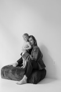 Boston Motherhood Photographer. Boston Motherhood Portraits. Boston Family Photographer. In studio motherhood portraits. Editorial Motherhood Portraits. North Shore Family Photographer. Deborah Zoe Photography.