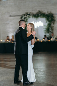 First dance, The Abbott Kansas City wedding — Elizabeth West Photography