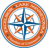 Excelsior Lake Minnetonka Chamber of Commerce logo. 