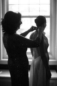 Bridal Dress | Observational Wedding Photographer Montreal | Juno by Julia C. Vona