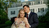 bride and groom posing after getting married at Darien community association wedding venue in Connecticut