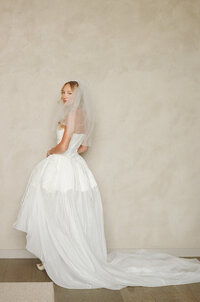 Sophisticated editorial wedding photography at NOBU Hotel Chicago featuring Lauren Alatriste's luxury wedding approach, combining fashion forward styling with film photography creating magazine-worthy imagery with authentic preparation
emotion.