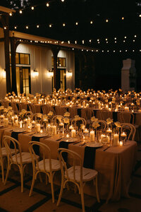 outdoor wedding reception at the Bradford wedding venue
