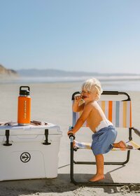 food product photography lifestyle photoshoot beach san diego by chelsea loren commercial brand photographer