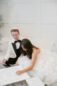 Ketubah Signing - Jewish Wedding Photographer Newport Rhode Island