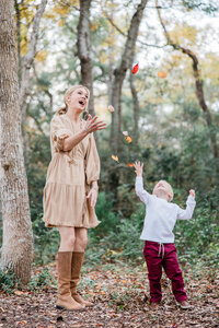 mother and son