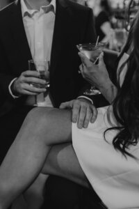 Engagement photos at a bar.Kansas City Wedding Photographer.CaitlynCloudPhotography106