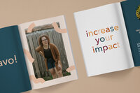 AlisonReeves.co editorial spread featuring brand typography and photography