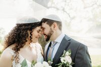 Bride and groom at one of louisville's top venues the Peterson Dumesnil House