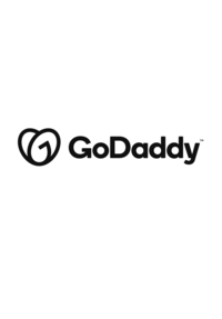 A white background with the GoDaddy logo - Bloom by bel monili