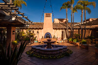 Fountain outside the Rancho Valencia hotel in San Diego