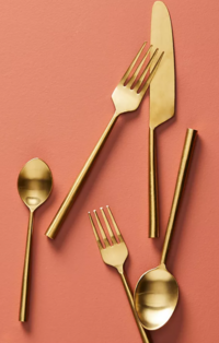 There's nothing wrong with eating with a golden fork.