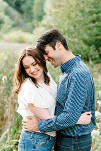 Engagement photos at Arnold arboretum