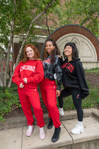 three female models wearing ZooZatz game day apparel