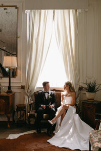 Taylor and Grant wedding portrait, The Mason