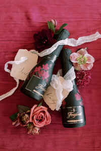 Sweet and sophisticated Waterton elopement with rich tones of merlot and berry, on the Brontë Bride Blog.