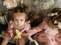 farm animals and child portraits