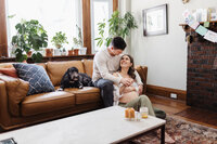 Toronto Maternity Portraits at home