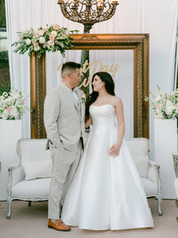 Luxury Temecula wedding photographed by Michael Asmussen, featuring refined fashion, elegant décor, champagne celebrations, and a Sophisticated editorial wedding style in Southern California wine country.