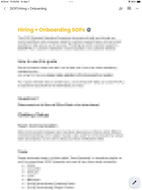 hiring sops